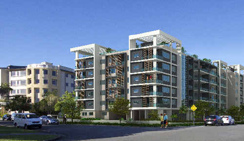 An artist’s impression of the over-55s development opposite Tweed Heads Bowls Club which has been selling rapidly. An artist’s impression of the over-55s development opposite Tweed Heads Bowls Club which has been selling rapidly.